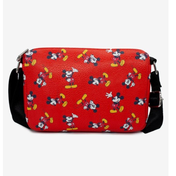 Disney Handbags - Disney Mickey Mouse Classic Vegan Leather Crossbody Bag NWT